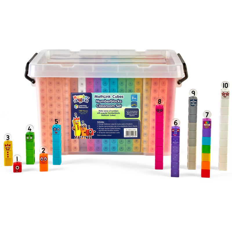 Numberblocks učionički set s MathLink kockama