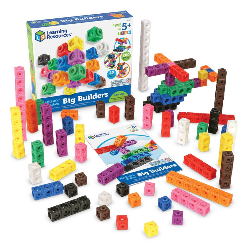 MathLink® kockice brojalice – Big Builders