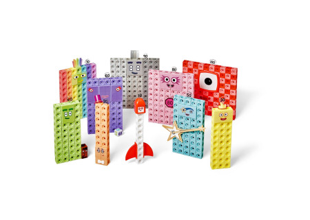 MathLink® kockice brojalice – Numberblocks™ Heroji desetica (10–100)