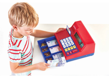 Pretend & Play® blagajna s kalkulatorom i euro novcem