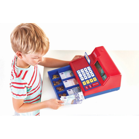 Pretend & Play® blagajna s kalkulatorom i euro novcem — slika 2