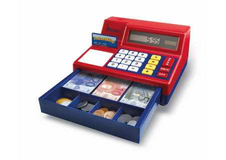 Pretend & Play® blagajna s kalkulatorom i euro novcem