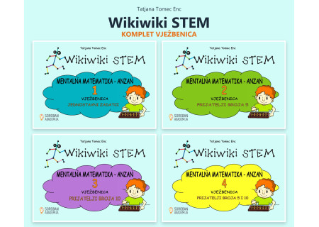 Wikiwiki STEM vježbenice komplet